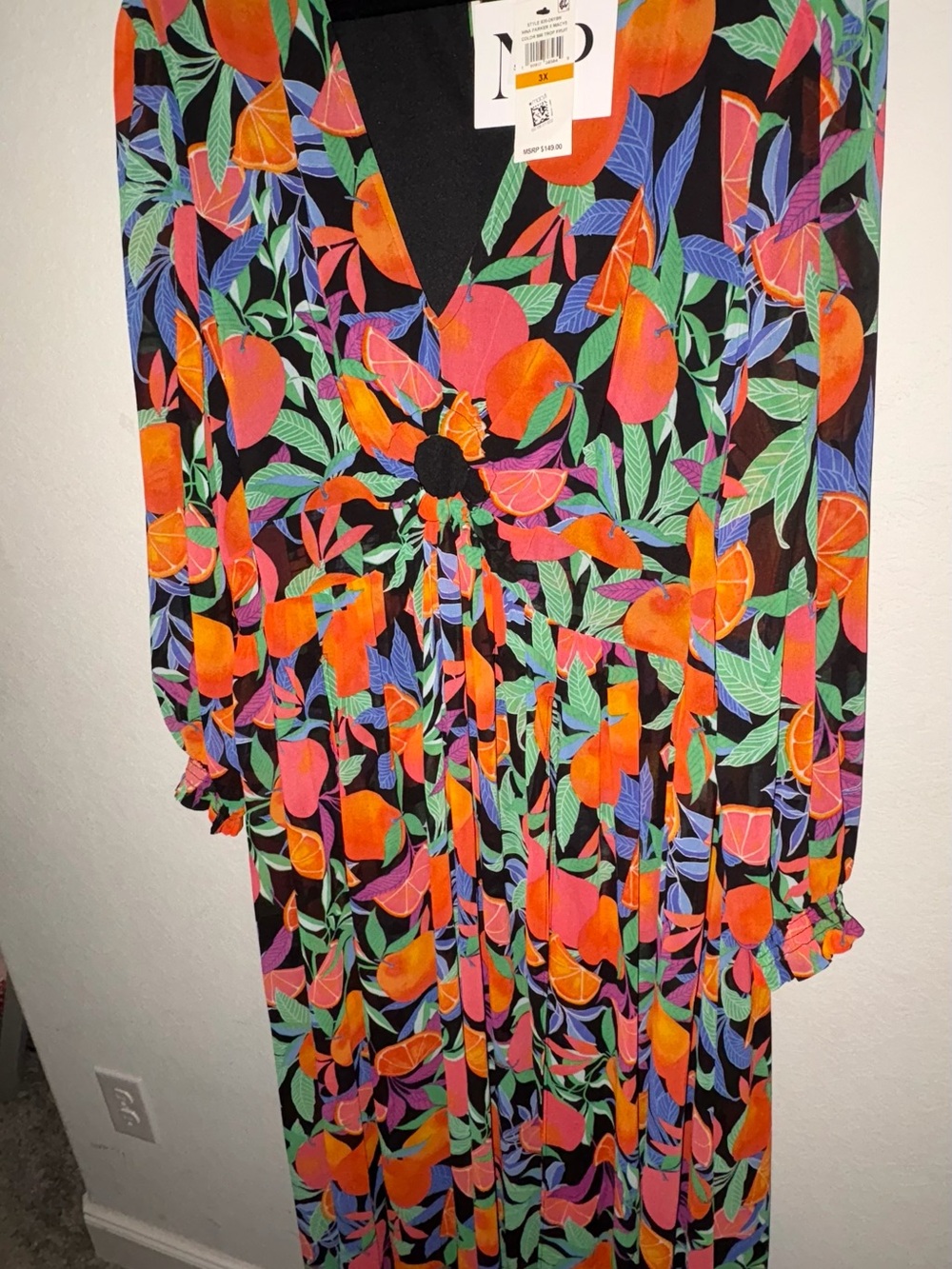 Nina Parker long sleeve dress with matching shorts